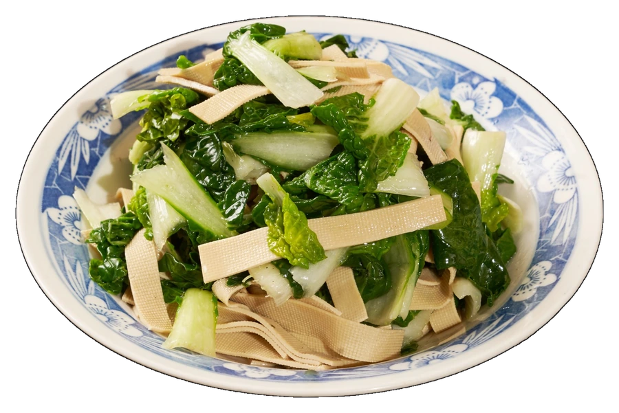 青菜炒千张