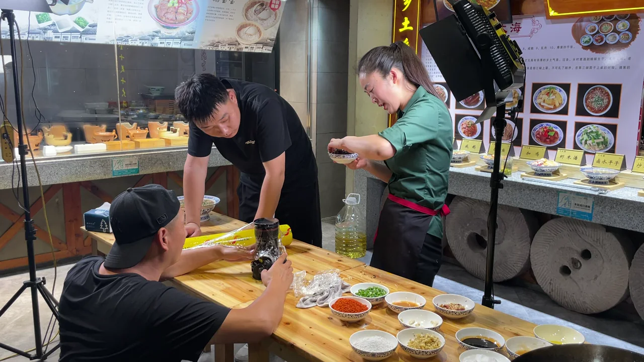 菜品制作过程
