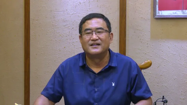六安电视台十大海专题片画面